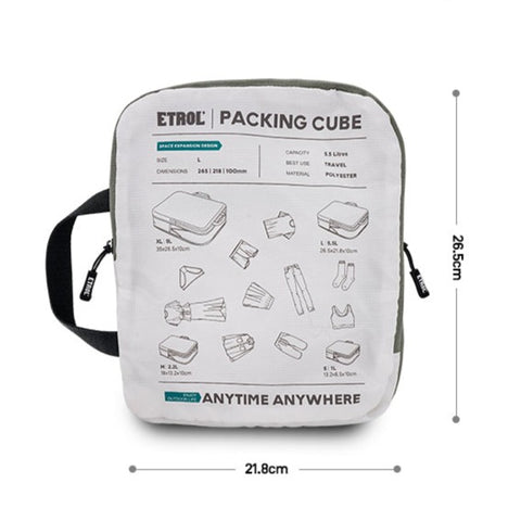 Etrol Expendable Water-Resistant Packing Cube