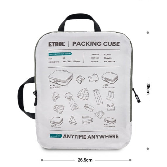 Etrol Expendable Water-Resistant Packing Cube