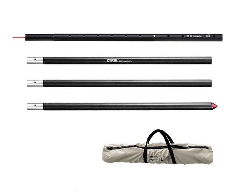 Etrol Giraffe Aluminum Alloy 2.8M Support Rod 2pcs