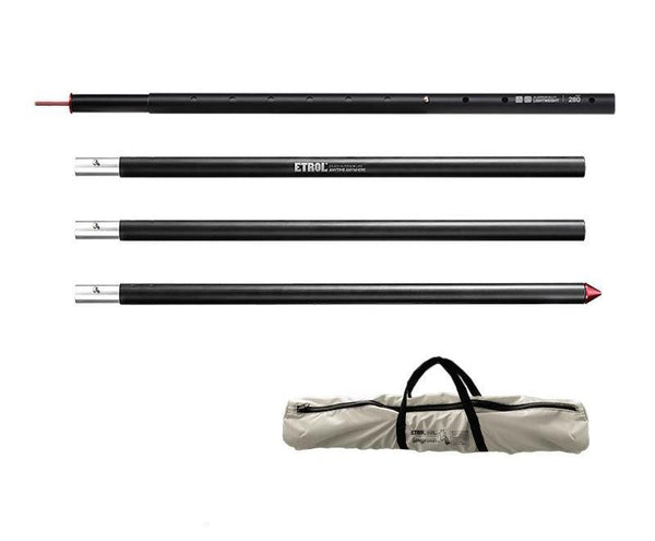 Etrol Giraffe Aluminum Alloy 2.8M Support Rod 2pcs