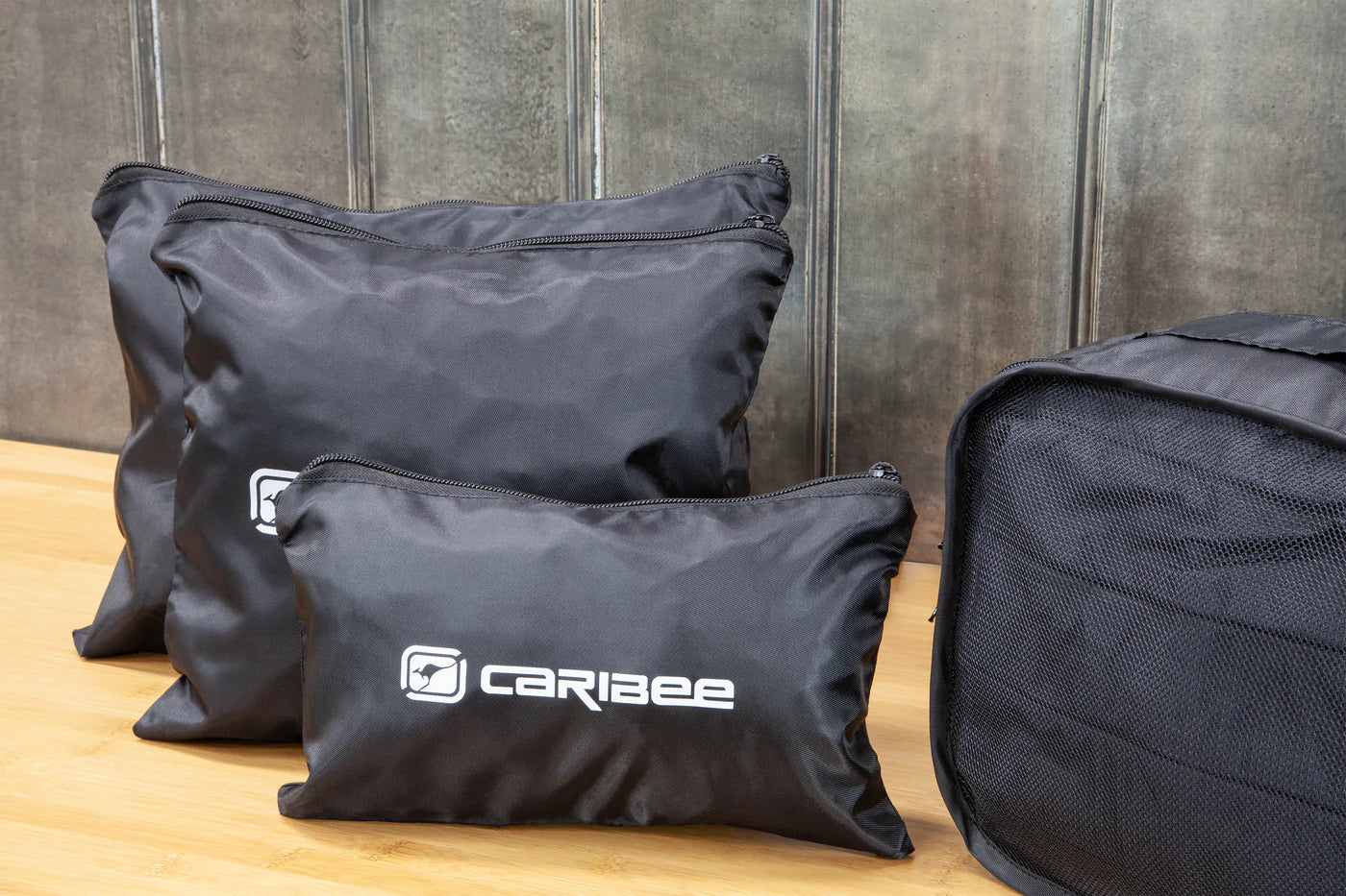 Caribee 6pc Deluxe Packing Cube & Travel Pouch set