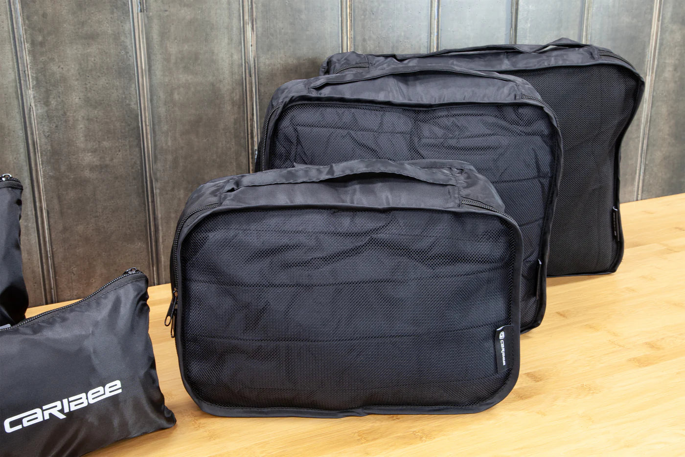 Caribee 6pc Deluxe Packing Cube & Travel Pouch set