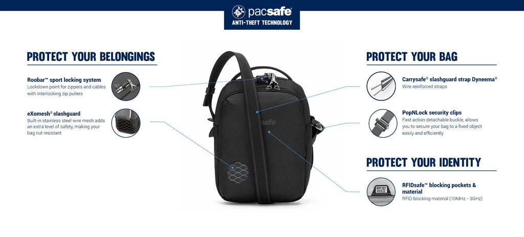 Pacsafe V Anti-theft Companion Crossbody