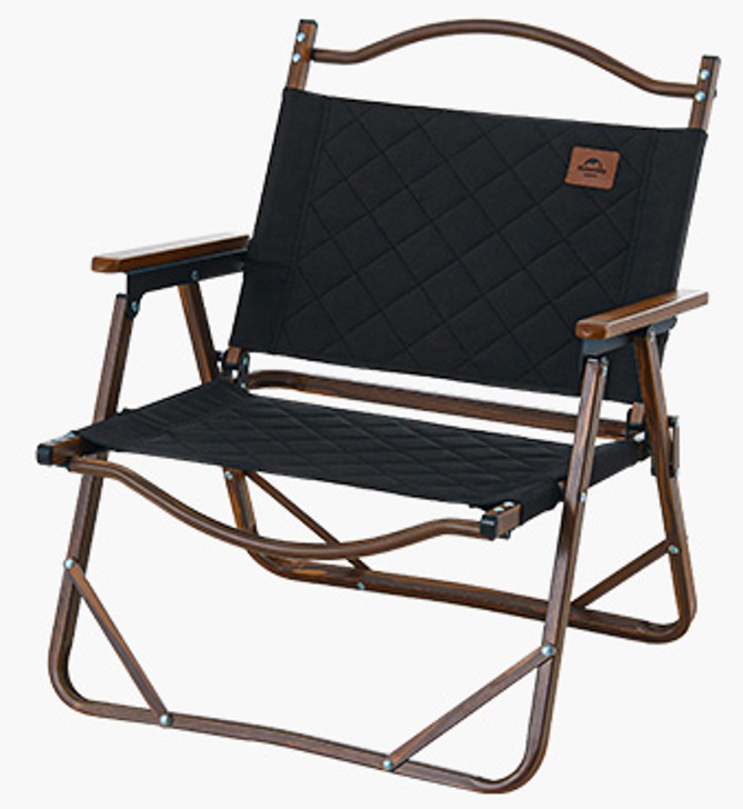 [CLEARANCE] Naturehike MW02 Outdoor Foldable Wooden Grain Aluminum Camping Chair