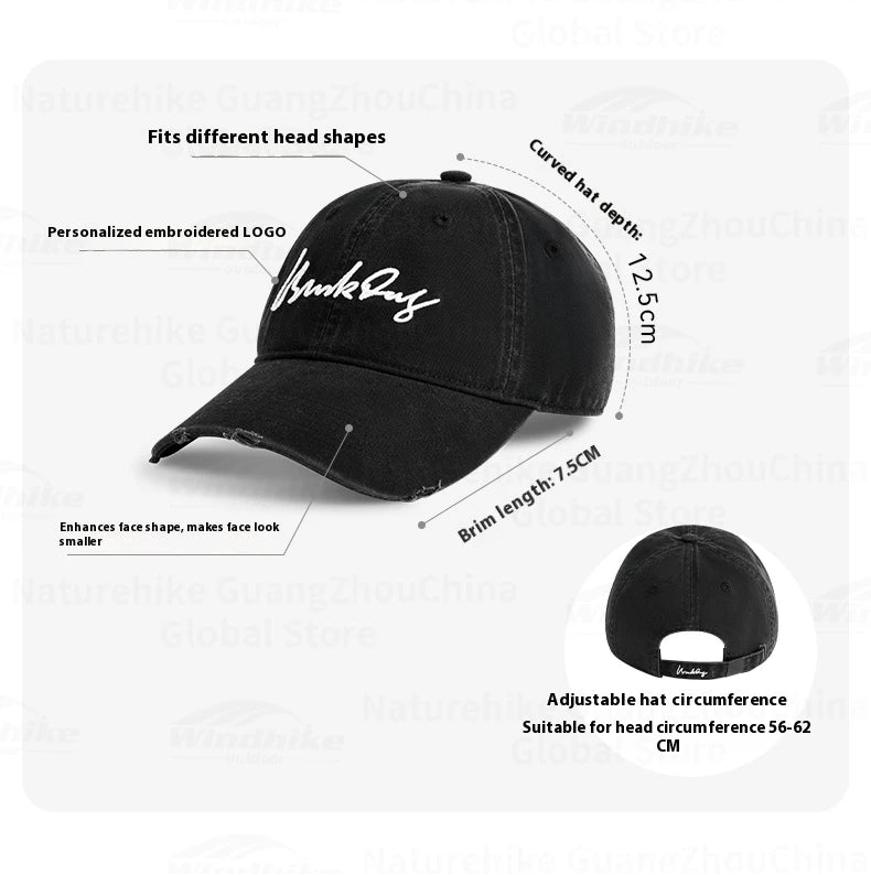 Blackdog Edgy Embroidered Baseball Cap