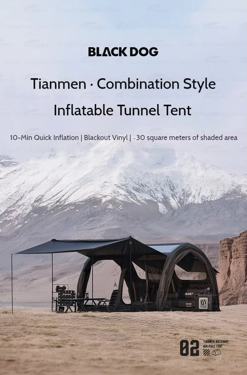 Blackdog TIANMEN Combined Inflatable Tunnel Tent
