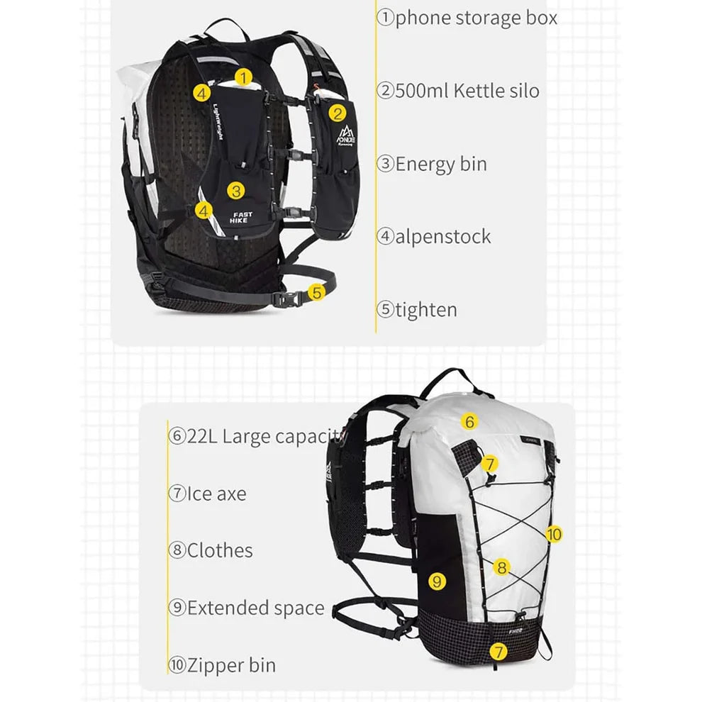 AONIJIE Cross Country Backpack-C9115