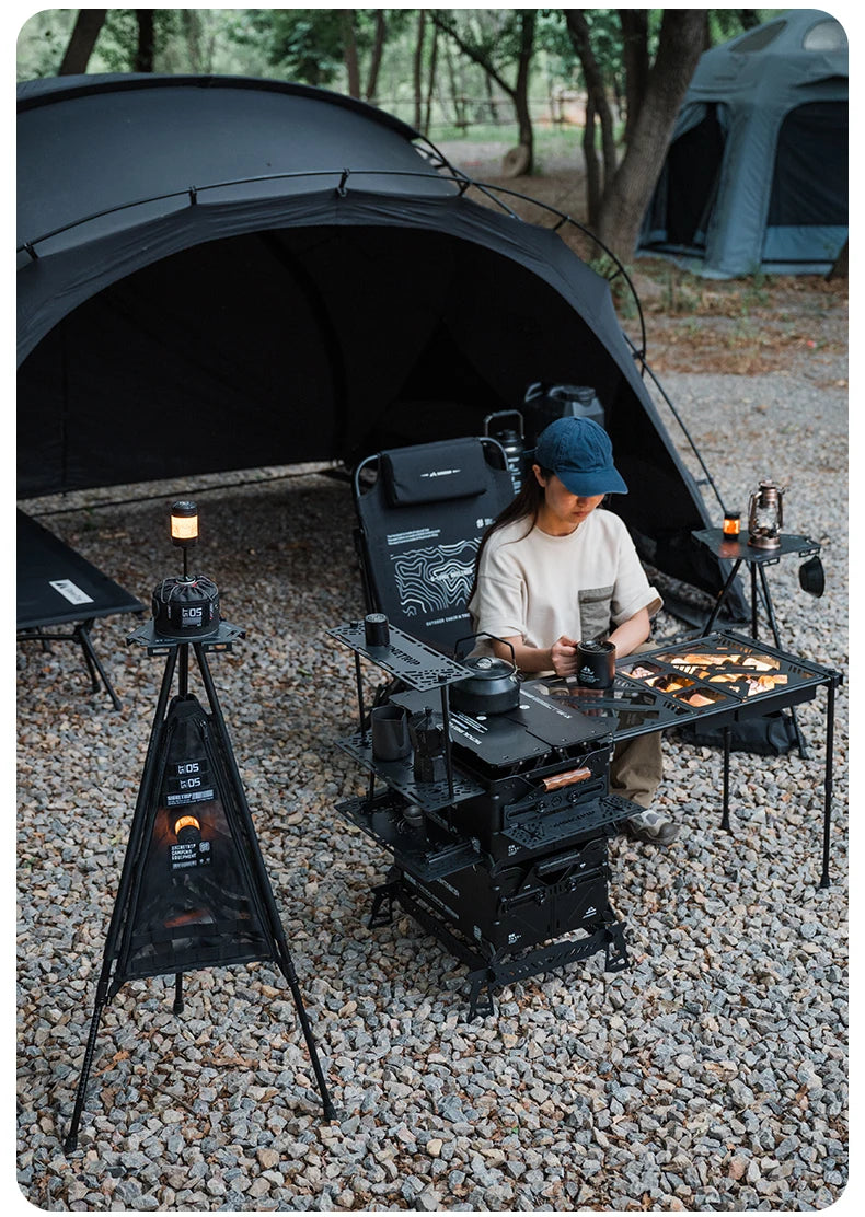 ShineTrip Hexagonal Tactical Side Table