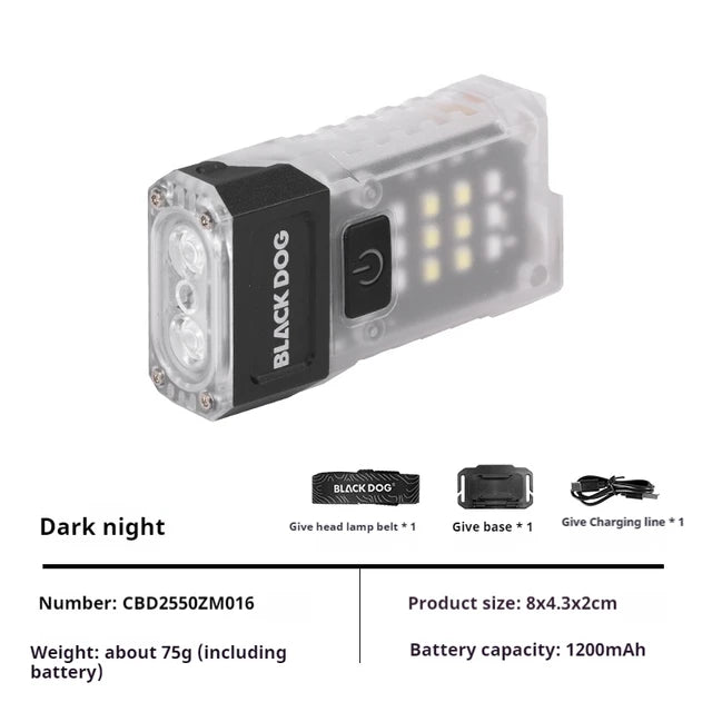 Blackdog Night Key Multifunctional Pocket Flashlight 400 Lumens