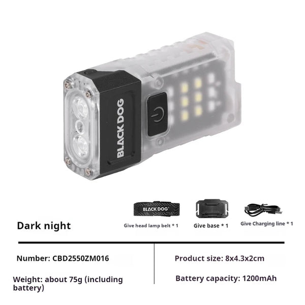 Blackdog Night Key Multifunctional Pocket Flashlight 400 Lumens