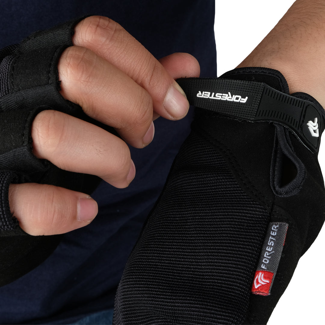 Forester STF 06103 V Contrast Short Bicycle Gloves