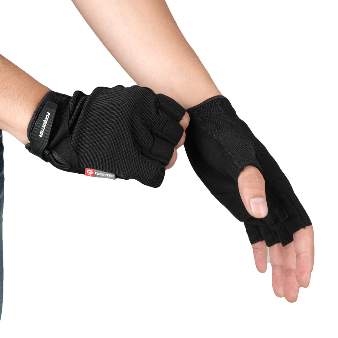 Forester STF 06103 V Contrast Short Bicycle Gloves