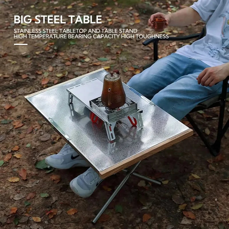 Campingmoon Bonfire Foldable Table