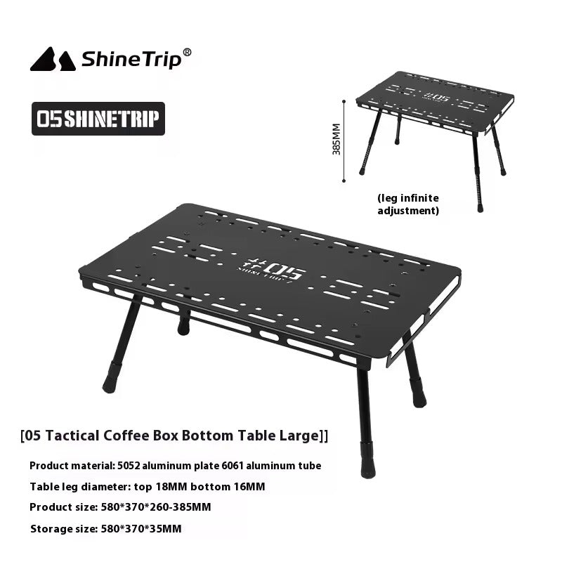 ShineTrip Large Coffee Box Alloy and Accessories