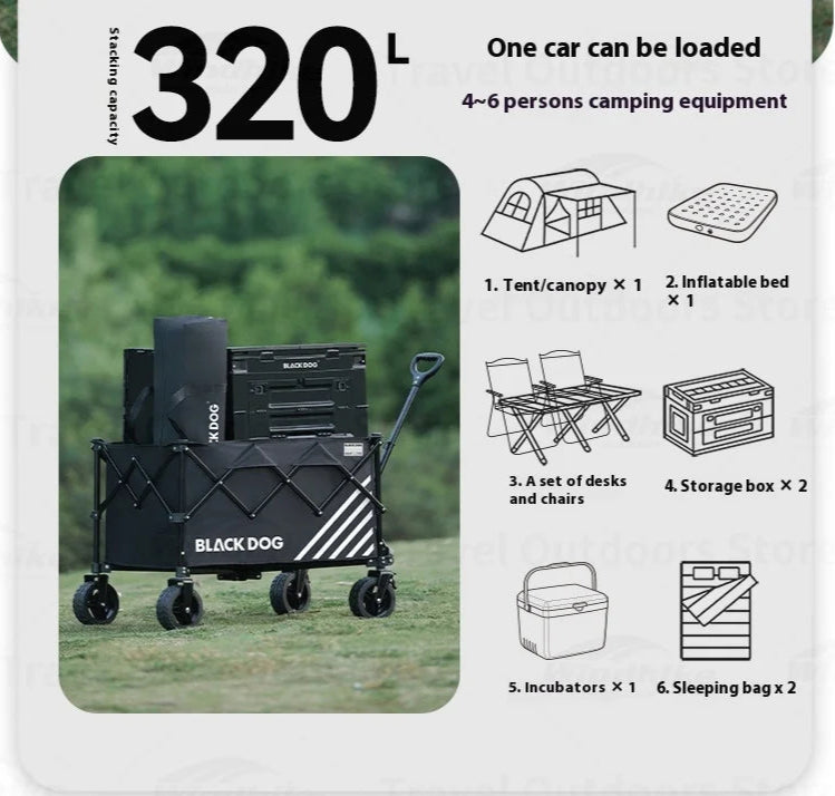 Blackdog Land Whale All Terrain Gathering Trolley