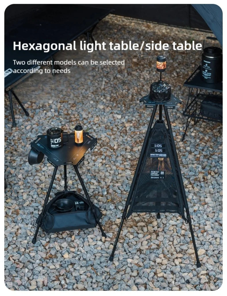 ShineTrip Hexagonal Tactical Side Table