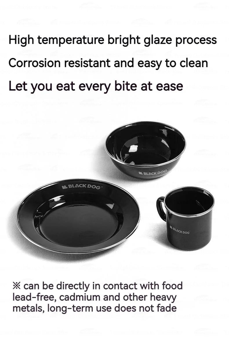 Blackdog Thickened Enamel Cup