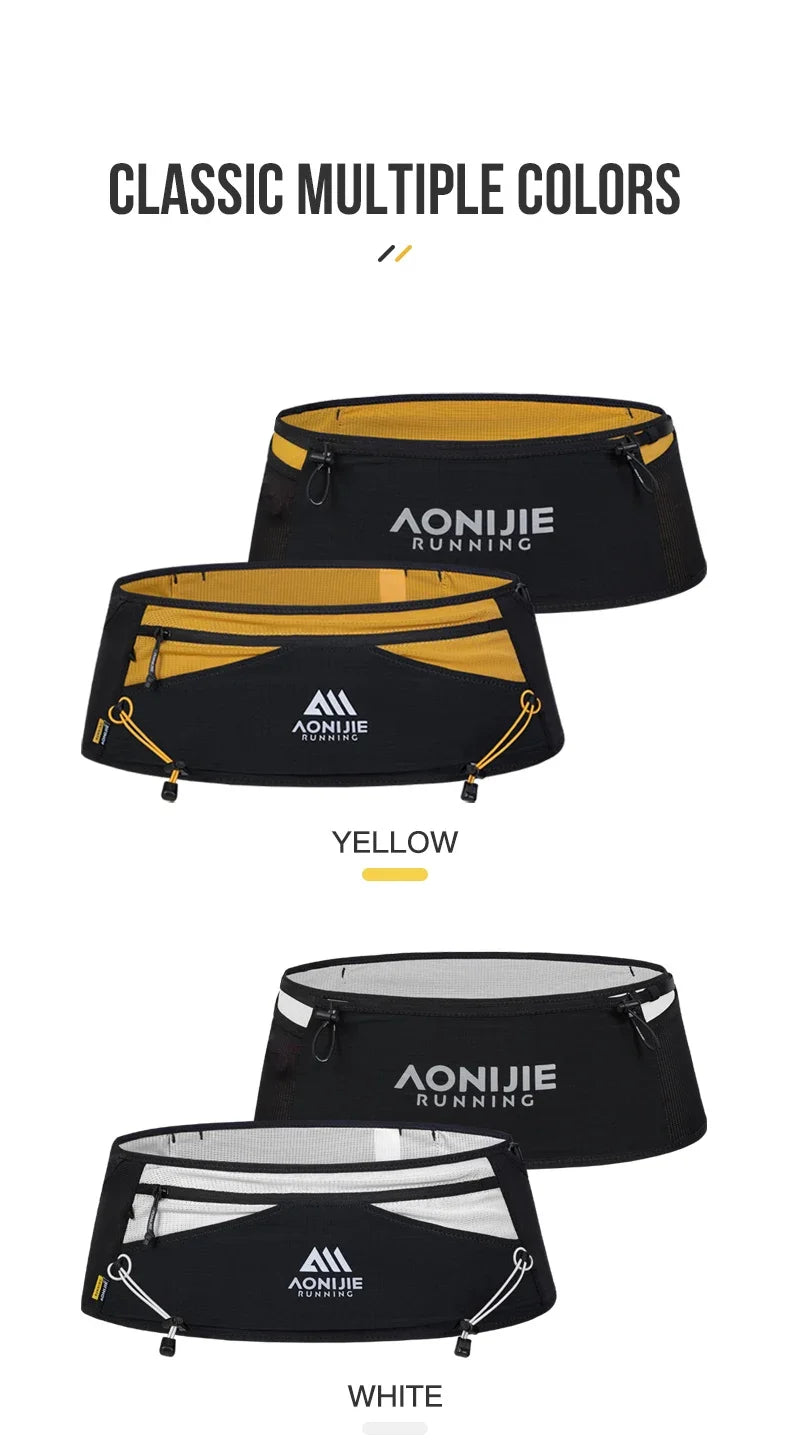 AONIJIE 360° Storage Waist Pack w/ 500ml Water Bottle -W8141