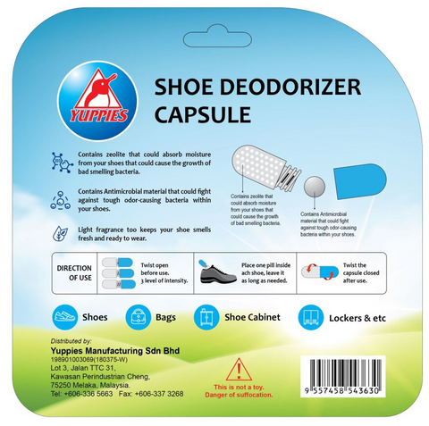 Yuppies Shoe Deodorizer Capsule