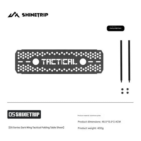 ShineTrip Darkwing Tactical Folding Table w/ Accessories