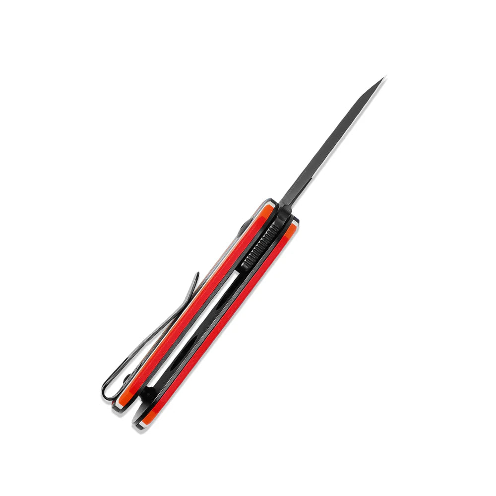 KIZER Mini Bay Black Blade Serape G10 & Steel Liner 1.9"