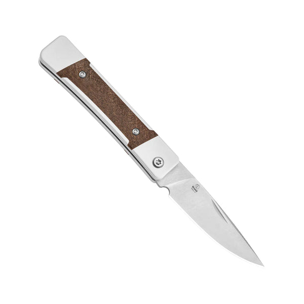 KIZER Little Grand Nitro-V Blade Aluminum Mkuruti Wood Handle 2.52