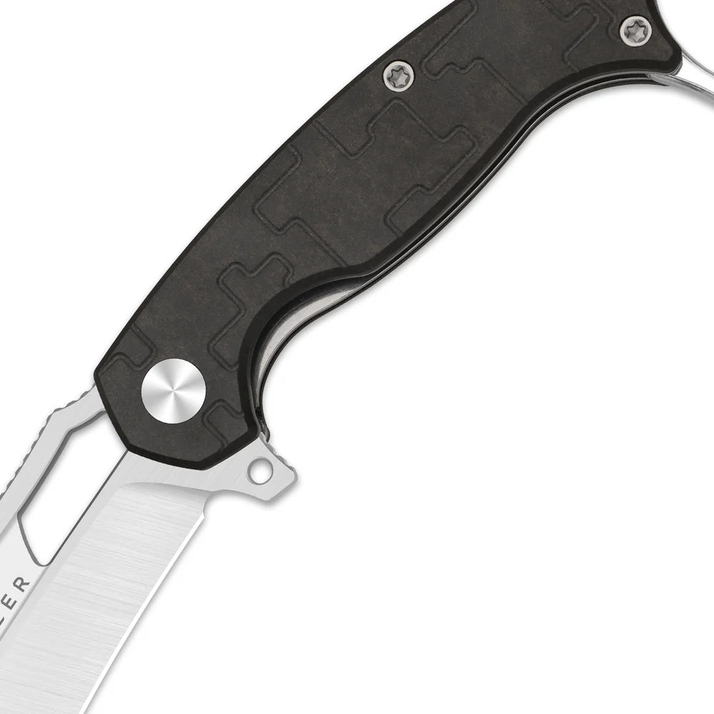 KIZER Dodo Nitro-V Blade Satin + Brushed Handle Liner Lock 2.19"