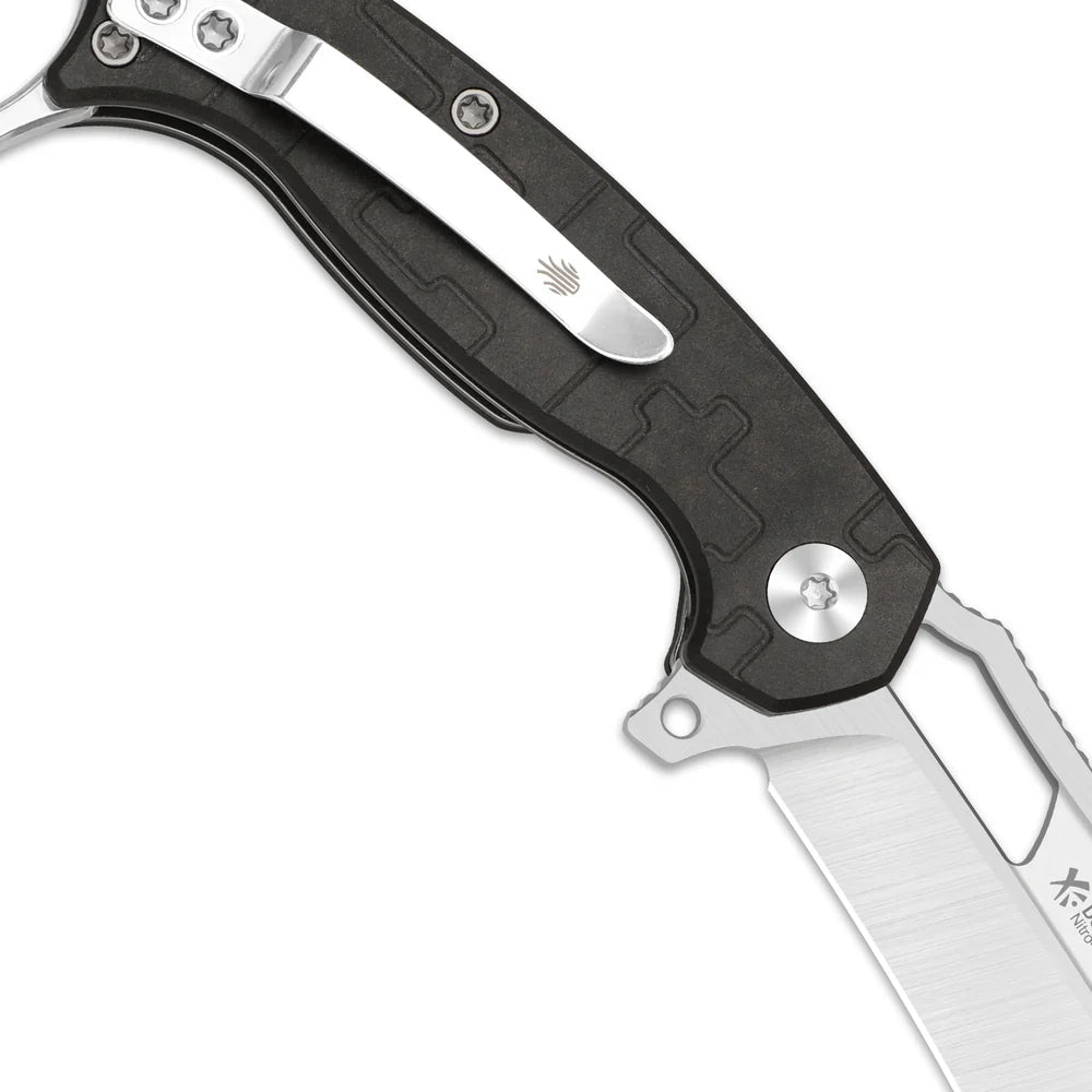 KIZER Dodo Nitro-V Blade Satin + Brushed Handle Liner Lock 2.19"