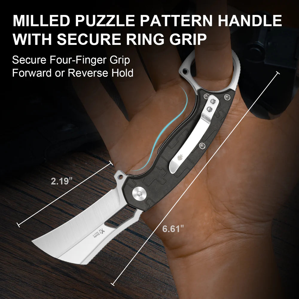 KIZER Dodo Nitro-V Blade Satin + Brushed Handle Liner Lock 2.19"