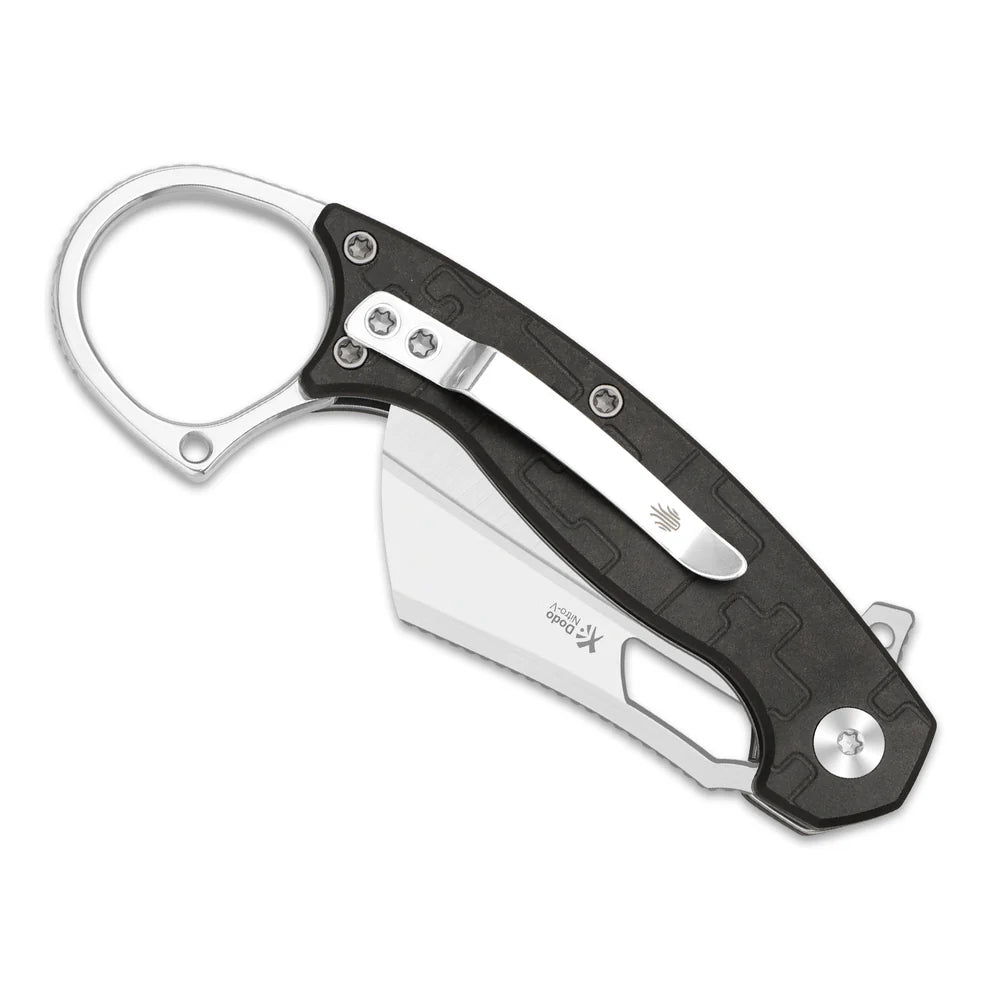 KIZER Dodo Nitro-V Blade Satin + Brushed Handle Liner Lock 2.19"
