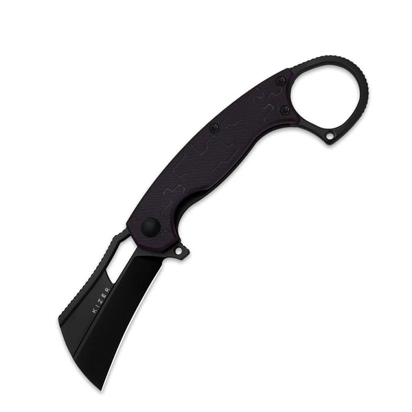 KIZER Dodo Nitro-V Blade Black PVD Coating Handle Liner Lock 2.19