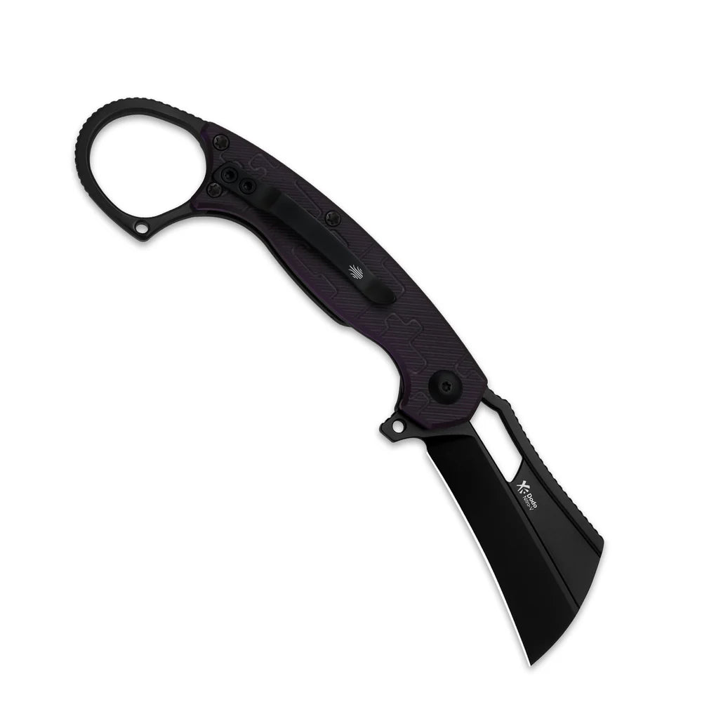 KIZER Dodo Nitro-V Blade Black PVD Coating Handle Liner Lock 2.19"