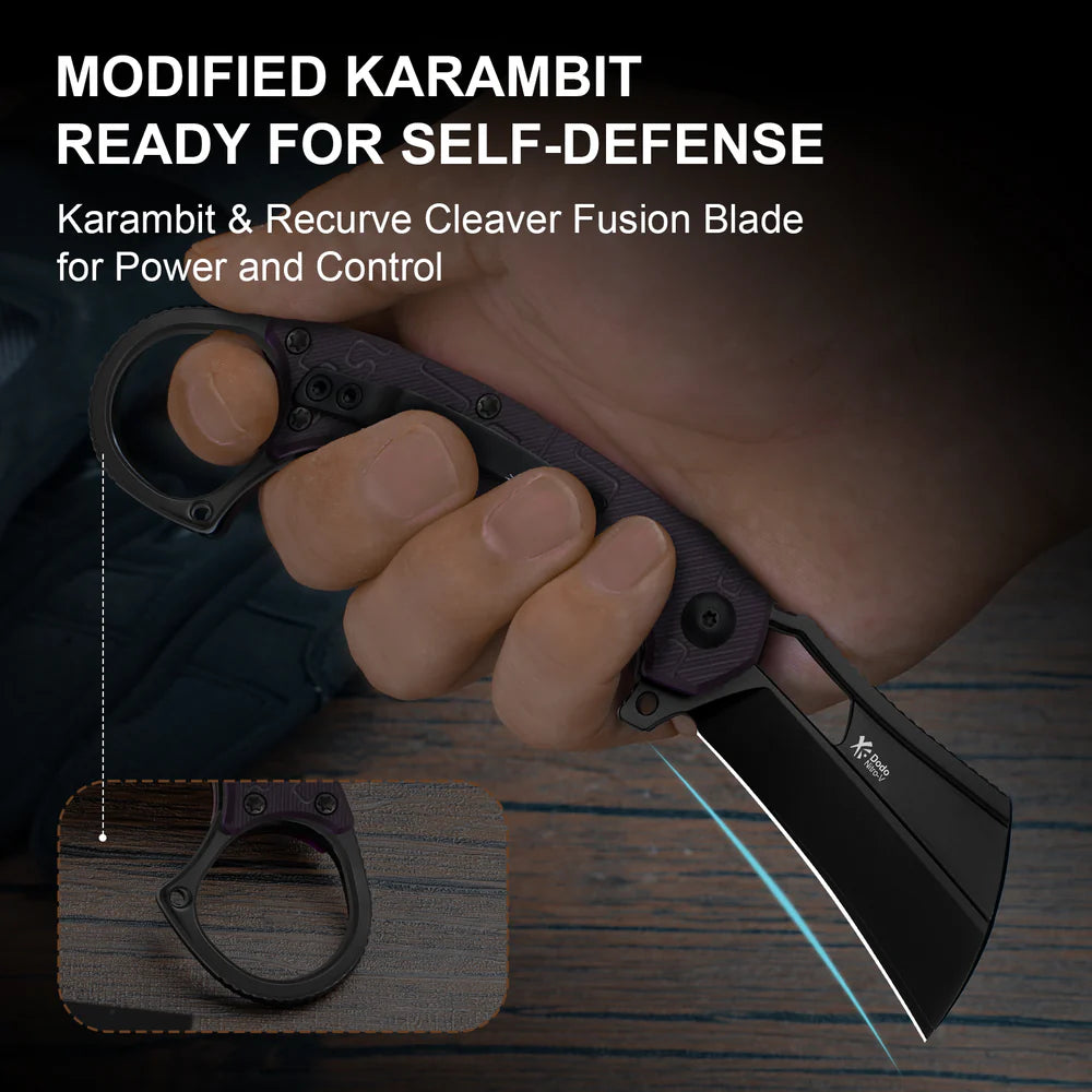 KIZER Dodo Nitro-V Blade Black PVD Coating Handle Liner Lock 2.19"