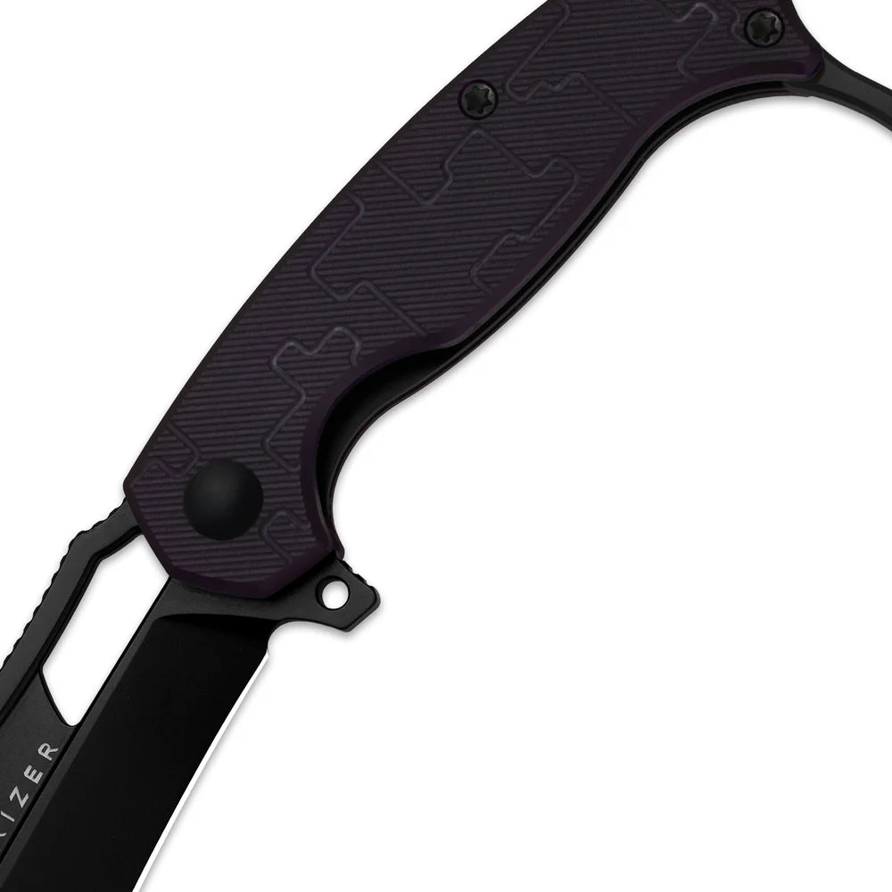 KIZER Dodo Nitro-V Blade Black PVD Coating Handle Liner Lock 2.19"