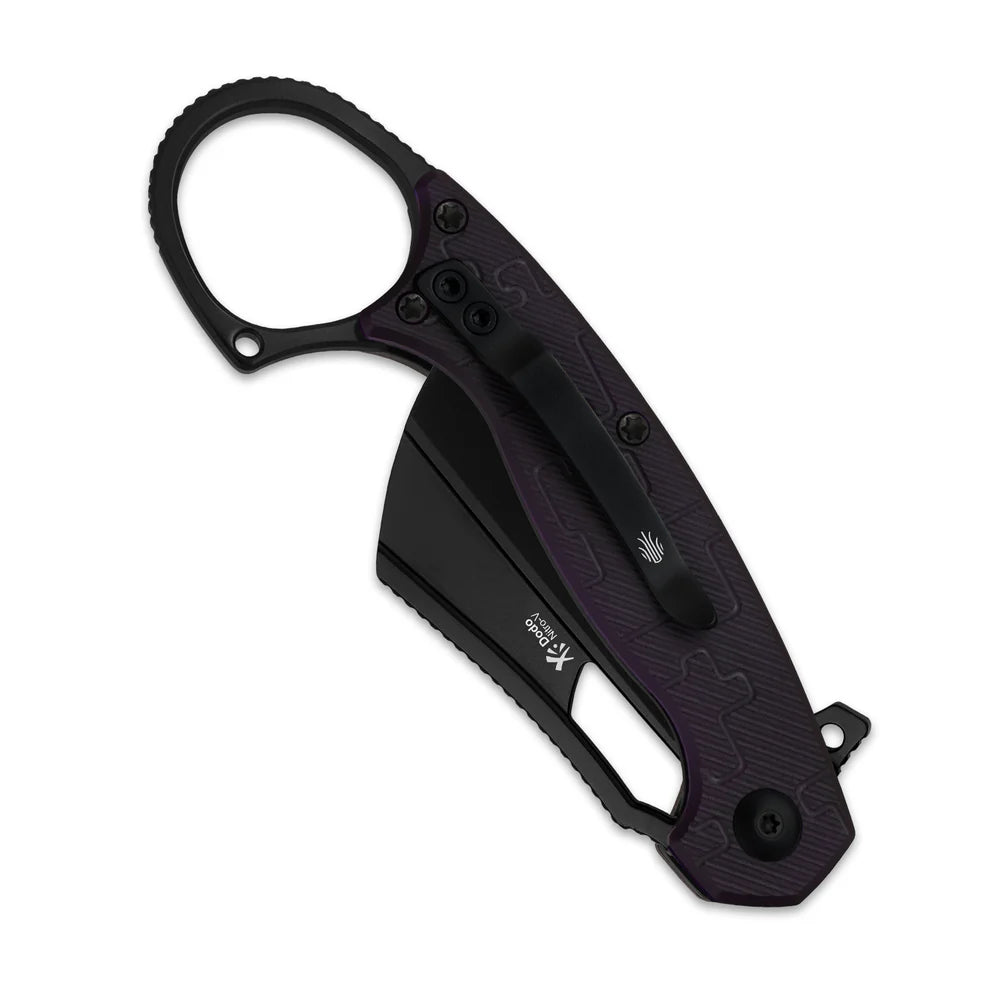 KIZER Dodo Nitro-V Blade Black PVD Coating Handle Liner Lock 2.19"