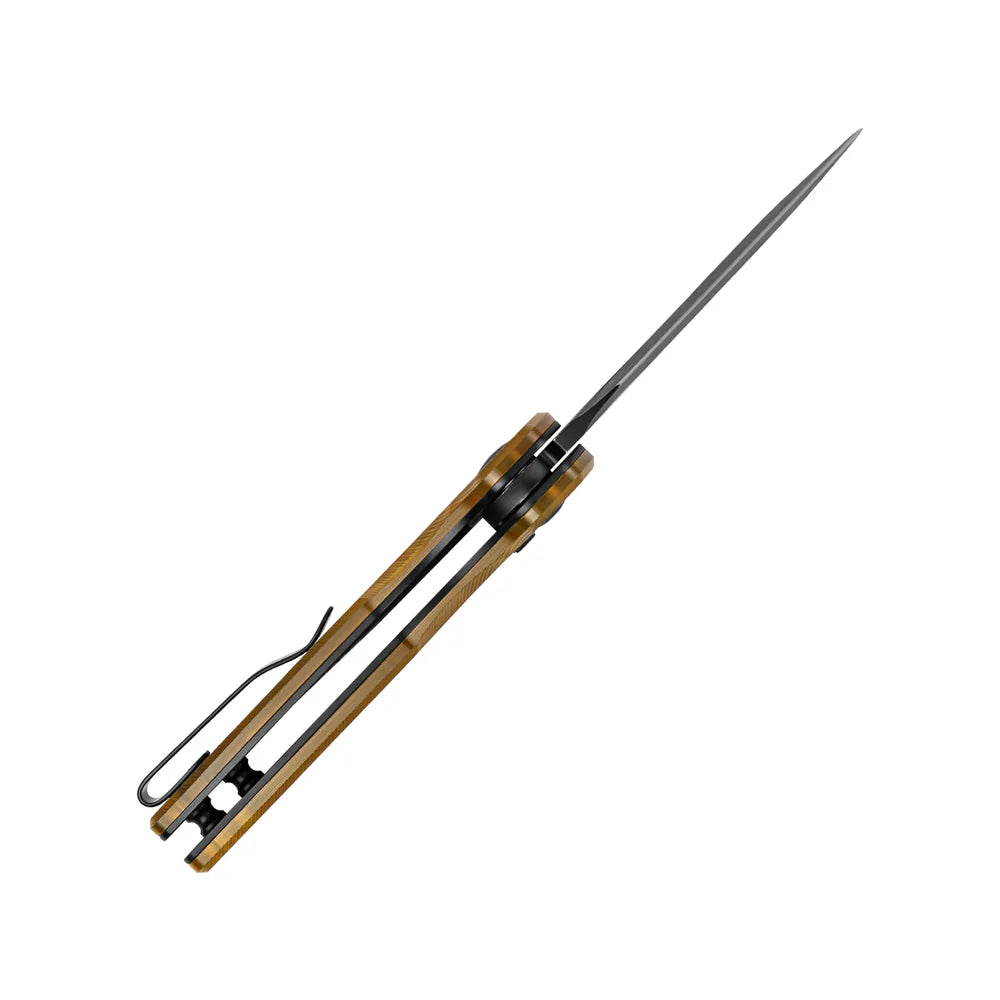 KIZER Parakeet Nitro-V Blade Pei Handle Button Liner Lock 2.46"