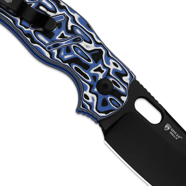 KIZER C01C 2.9 BS Nitro-V Blade Vortex Micarta Liner Lock 2.95"