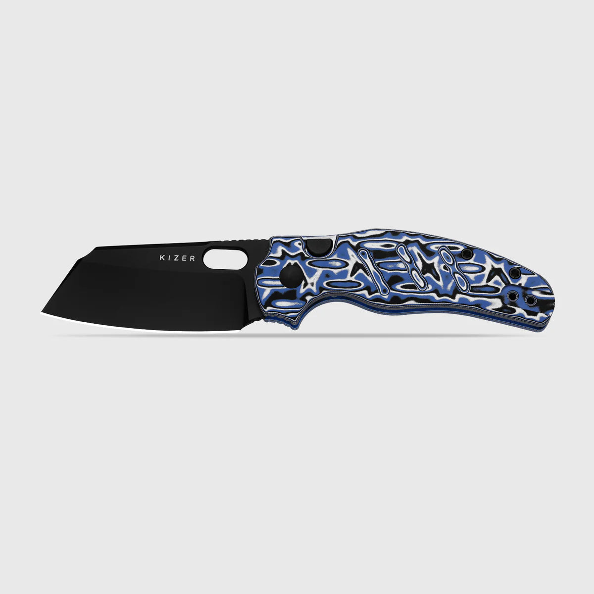 KIZER C01C 2.9 BS Nitro-V Blade Vortex Micarta Liner Lock 2.95"