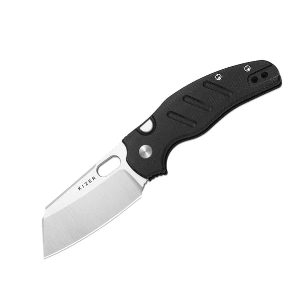 KIZER C01C 2.9 BS Nitro-V Blade Micarta Liner Lock 2.95"