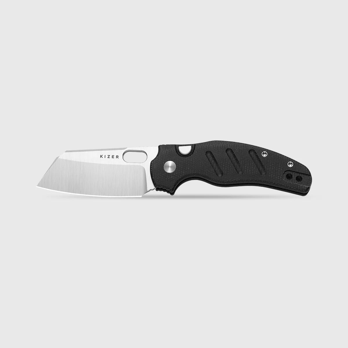 KIZER C01C 2.9 BS Nitro-V Blade Micarta Liner Lock 2.95"