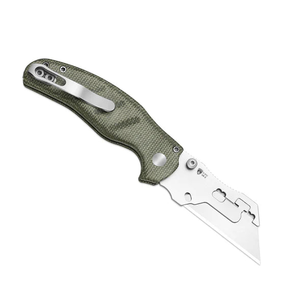 KIZER C01C UTI 1 5CR15MOV Blade Micarta Utility Knife 2.8"