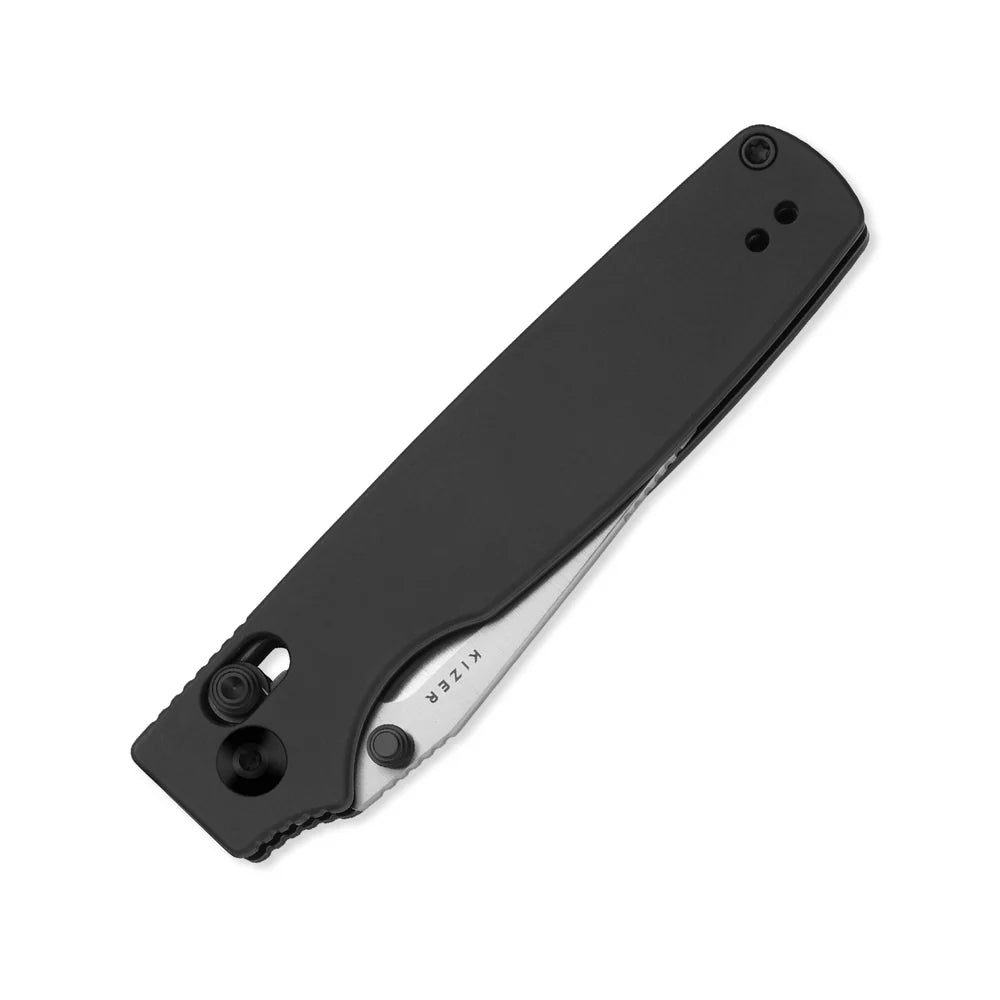 KIZER Original 2 14C28N Blade Satin Aluminum Clutch Lock 3.17"