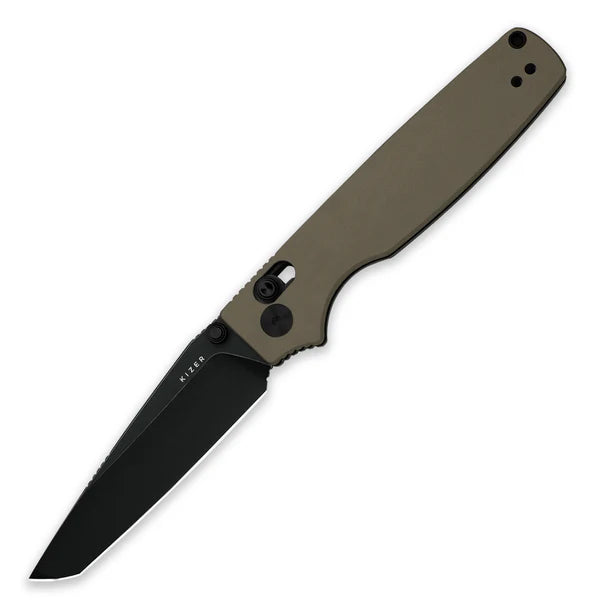 KIZER Original 2 14C28N Blade Gray Aluminum Clutch Lock 3.20"