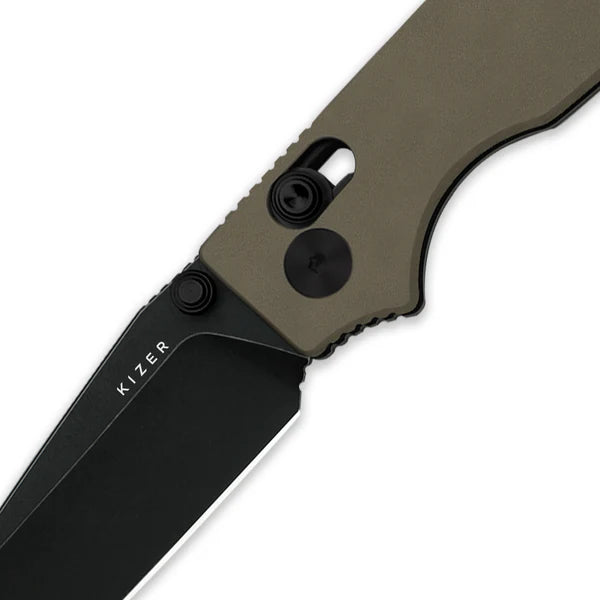 KIZER Original 2 14C28N Blade Gray Aluminum Clutch Lock 3.20"