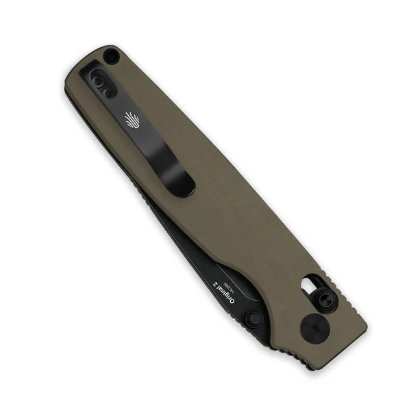 KIZER Original 2 14C28N Blade Gray Aluminum Clutch Lock 3.20"