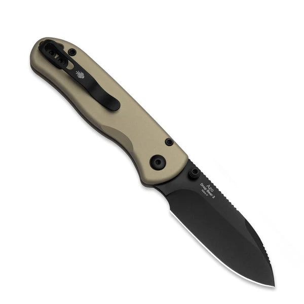 KIZER Drop Bear 2 Nitro-V Aluminum Liner Lock 2.92"