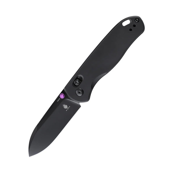 KIZER Drop Bear 154cm Blade Aluminum BK & Steel Liner 2.97