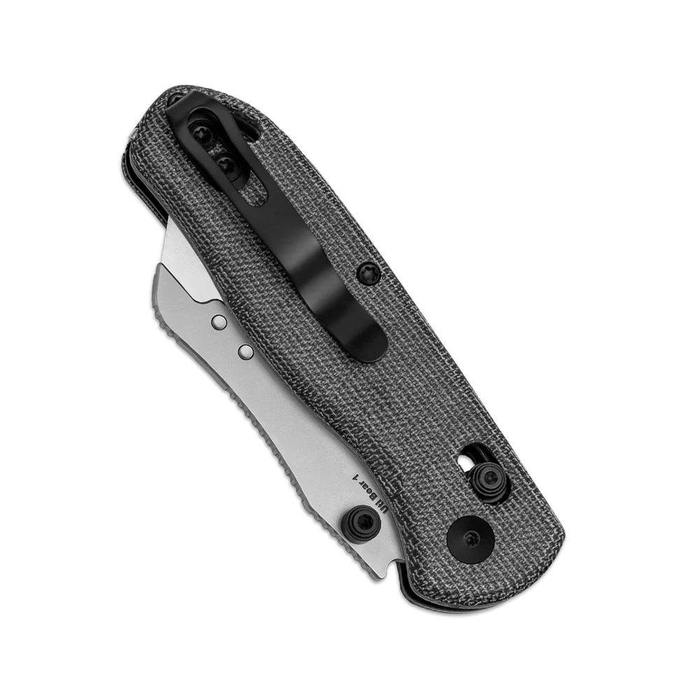 KIZER UTI Bear 1 SK5 & 5CR15 Blade Micarta Handle Clutch Lock 2.74"