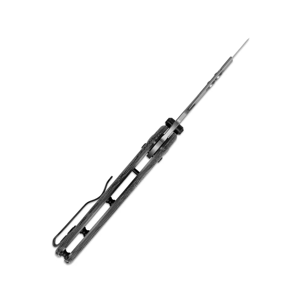 KIZER UTI Bear 1 SK5 & 5CR15 Blade Micarta Handle Clutch Lock 2.74"