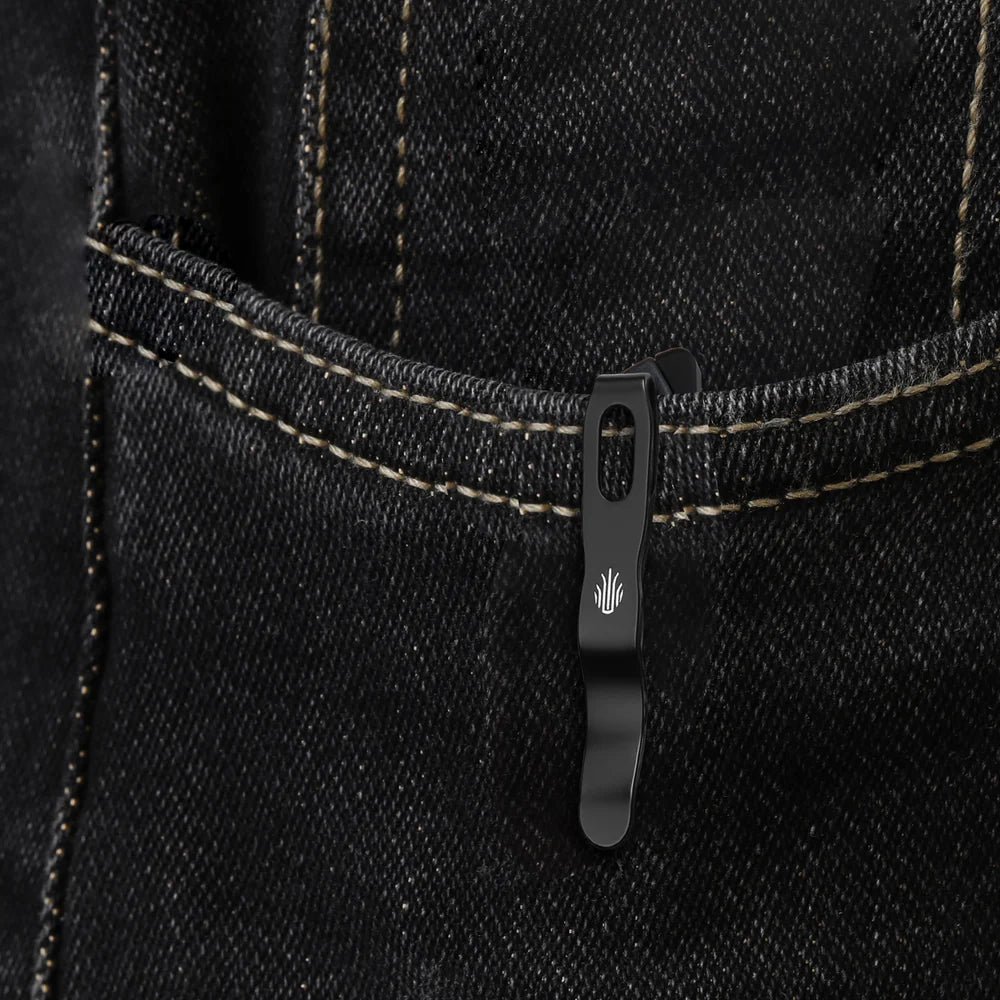 KIZER Spitfire Damascus Blade Wood Handle Liner Lock 3.13"